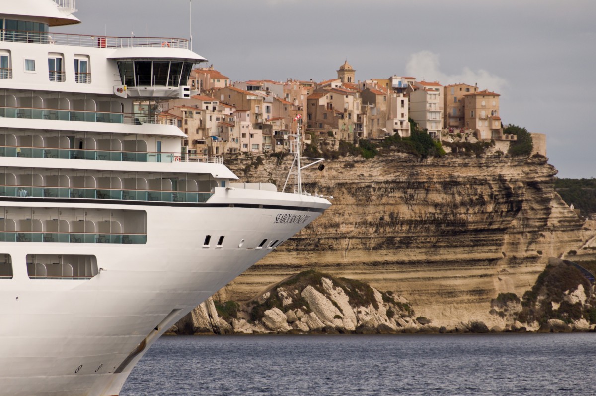 Bonifacio - mit der Fähre von Korsika nach Sardinien übergesetzt